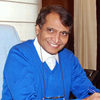 Mr Suresh prabhu (Rail minister)